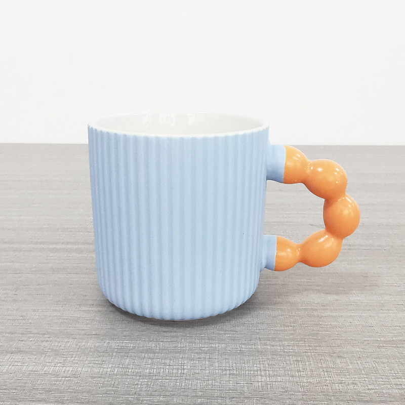 Taza de agua de procesamiento de lotes pequeños tazas de cerámica LOGO taza de agua taza de marca blanca taza de cerámica taza de café