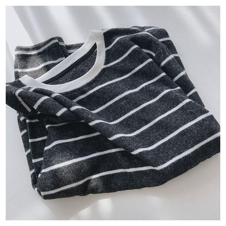 アウトレット ~ キャビネットカット2 ~ 300斤の毛筋長袖tシャツ女性秋冬肉隠し上着ins|undefined