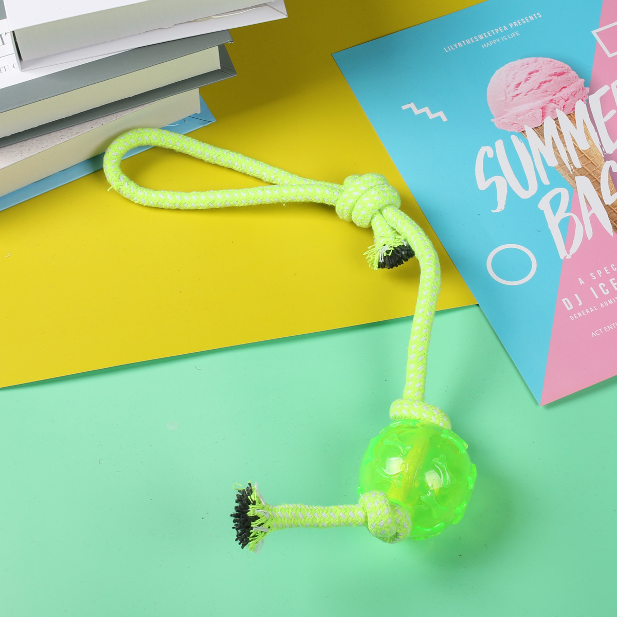 Mascota traje de juguete personalizado perro de algodón cuerda molar juguete combinación nudo pequeño y mediano perro juguete al por mayor