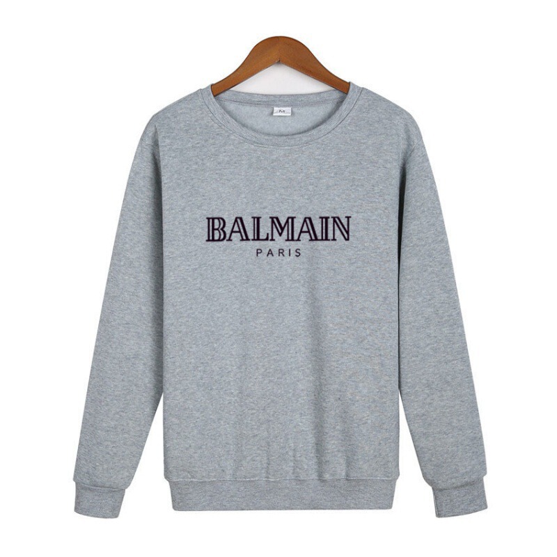 Cross-border autumn and winter New Balman balmain men's thin velvet pullover long sleeve round neck sweater for men and women couple 0 Cross-border autumn and winter New Balman balmain men's thin velvet pullover long sleeve round neck sweater for men and women couple 0