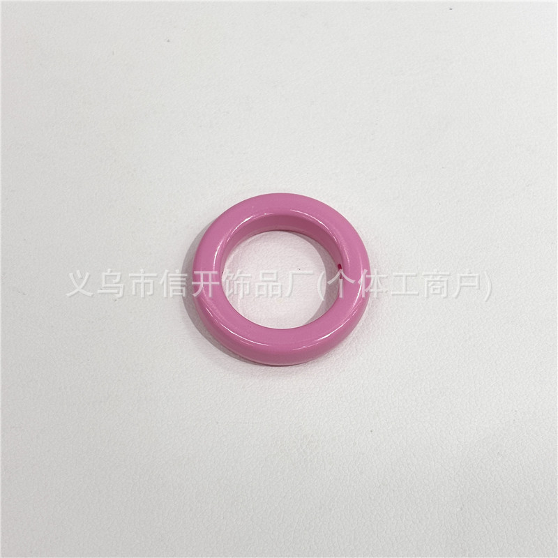 通孔烤漆跑环串珠笔配件手机链钥匙链包挂件diy手工饰品散珠材料|undefined