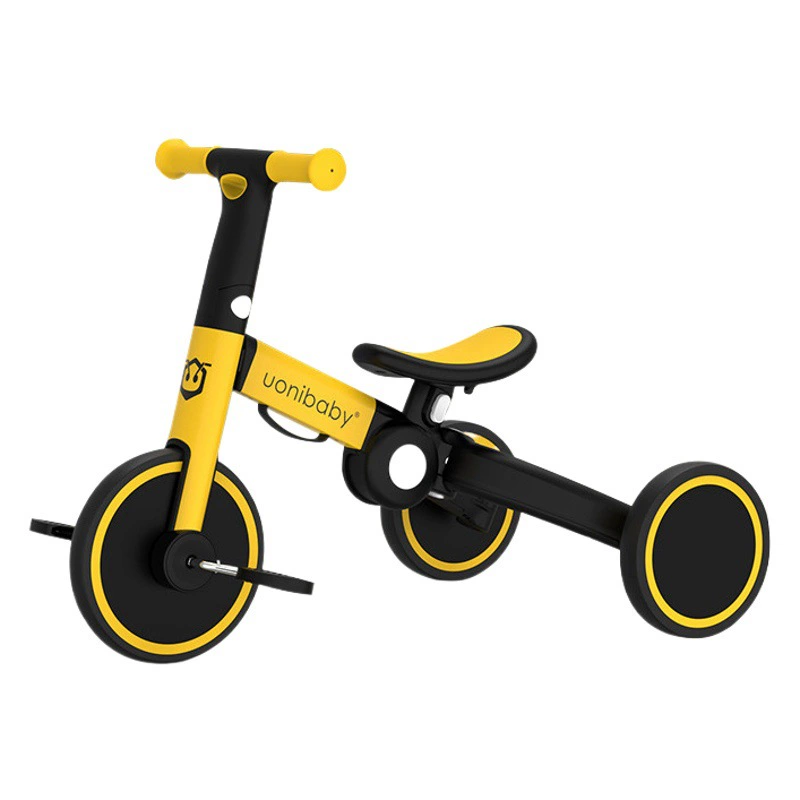 Uonibaby детские педали трехколесные велосипеды для малышей ручные велосипеды 1-3 года ребенок складной сбалансированный слайдер