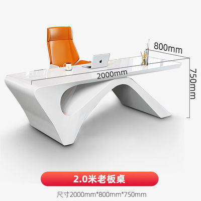 漆を焼くのは簡単でファッション的な上司のテーブルの創意班台の主管のテーブルは軽くて豪華です。|undefined