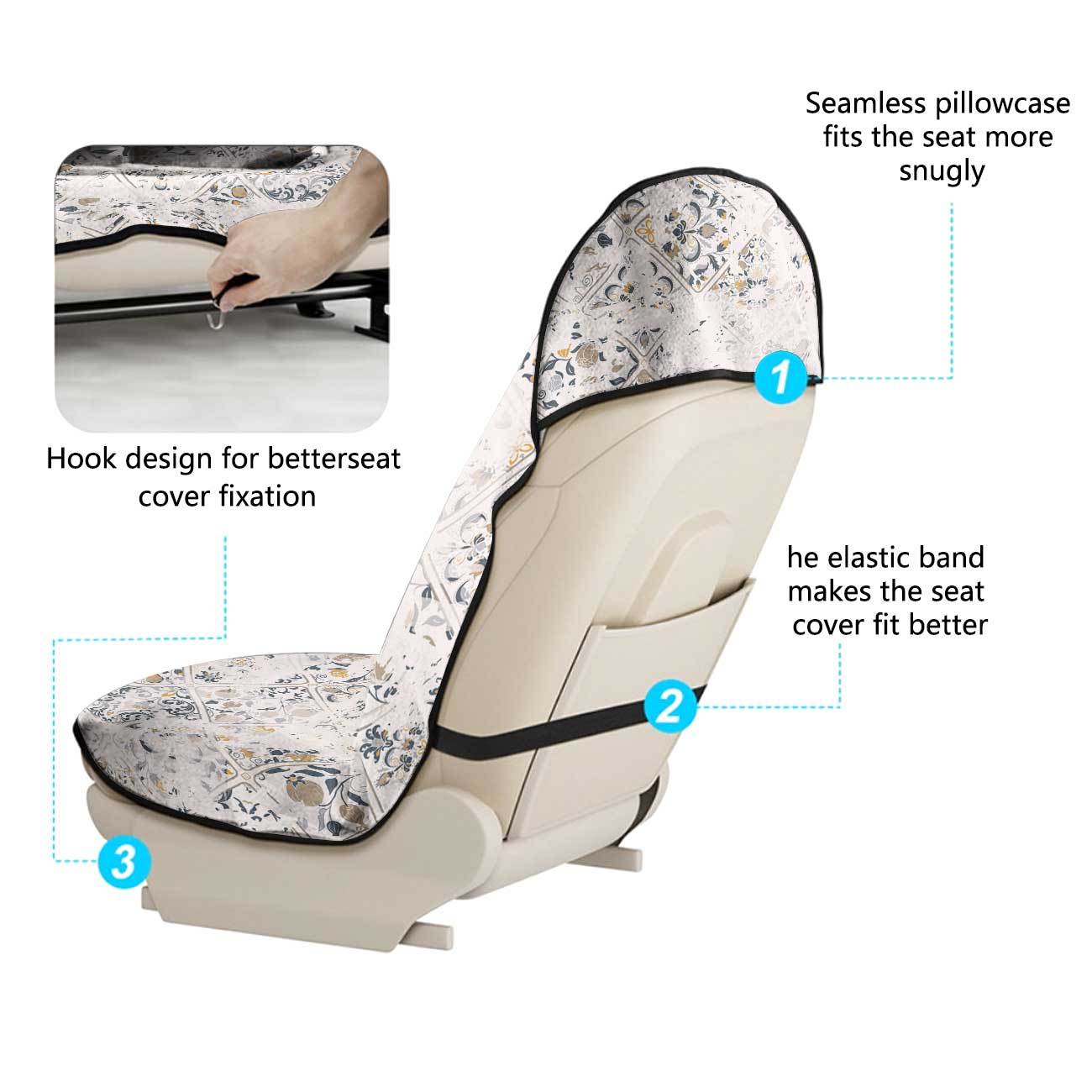 Car seat towel cover front seat protector suitable for gym and exercise, universal for all seasons, car use 76