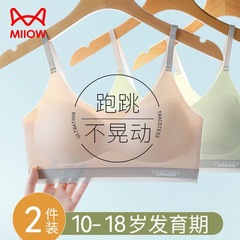 女の子の大きい子供の下着の発育期の13歳の高校生の学生の女の子の子供のベストの運動の中学生の少女のブラジャー