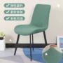 防滑连体格子弹力餐椅套