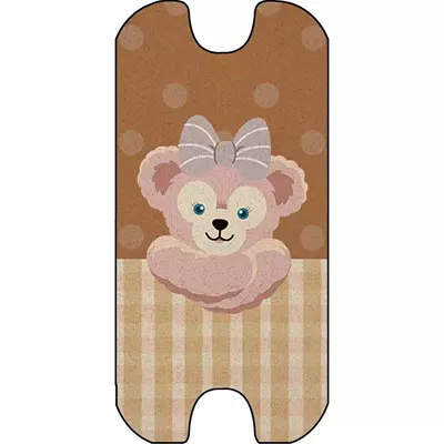 2.0/B12/Fashion Version Foot Pads, Waterproof | Electric vehicle foot mat - shirley-rose-brown-free-velcro-little-golden-bean20b12b20fashion