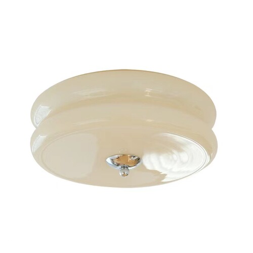 Central Middle Age Bauhaus Master Bedroom Ceiling Lamp French Corridor Balcony Cream Style Study Room Dining Room Full Spectrum Lighting