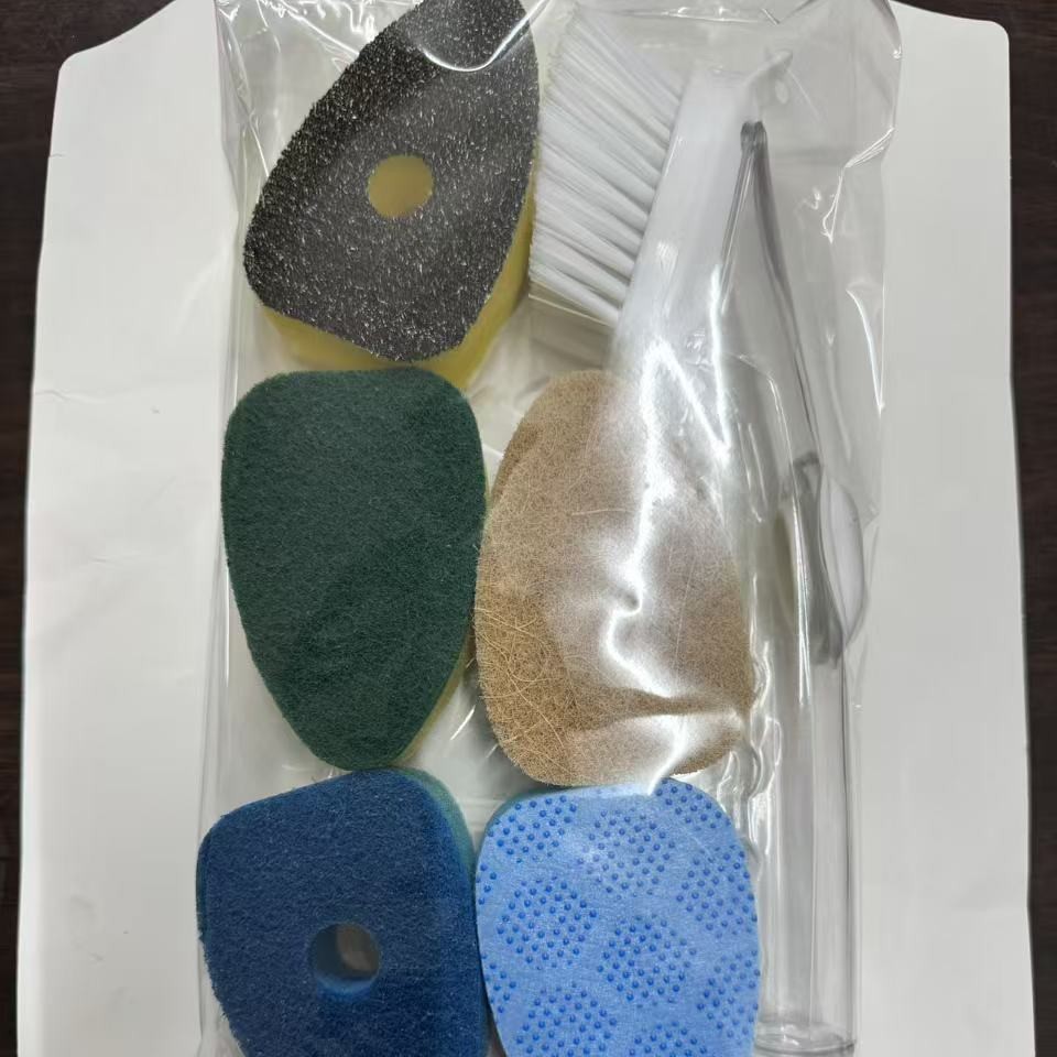 손잡이 1개 + 칫솔모 6개