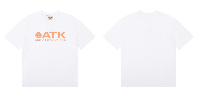 正確版GALLERY DEPT美潮洗水高品質プリント半袖高街落書きtシャツ|undefined