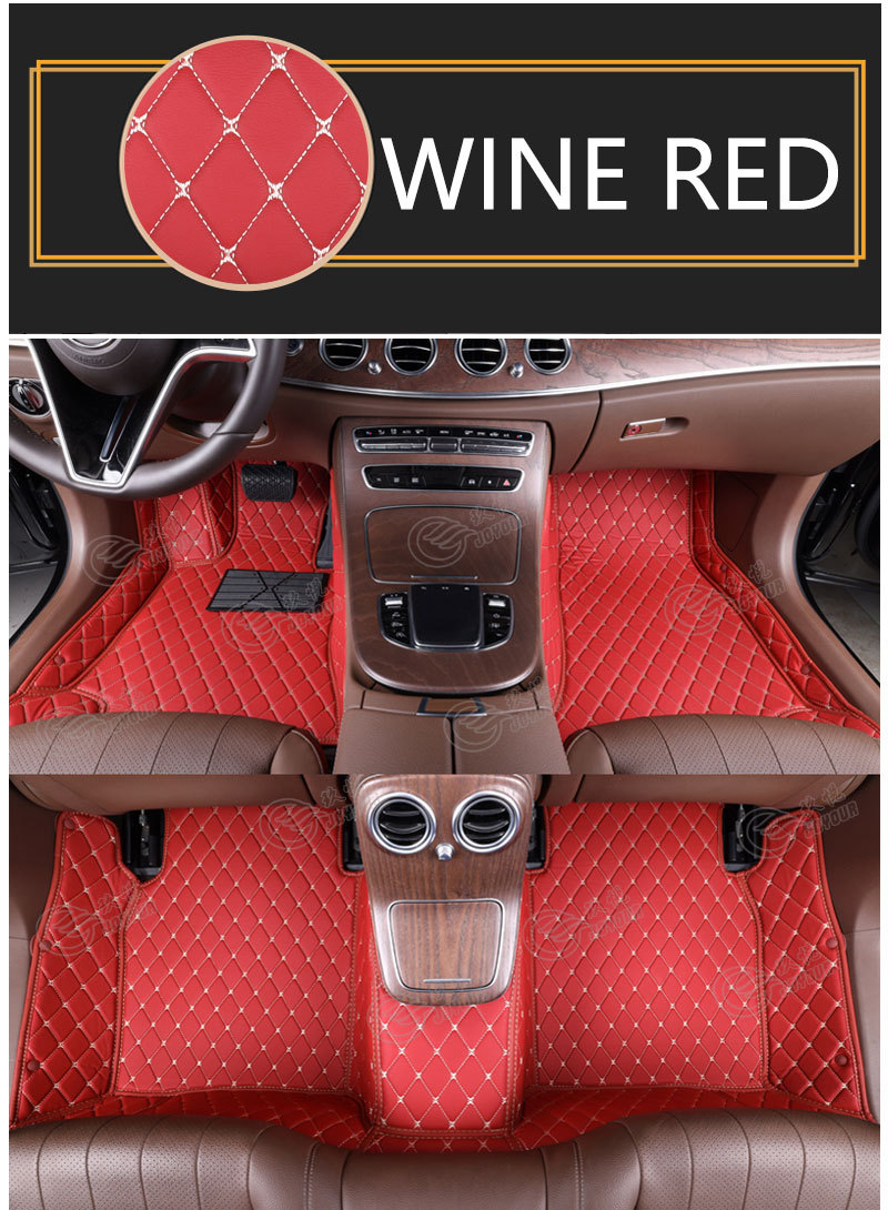 Cross-Border Full-Coverage Car Floor Mats, Left-Hand Drive Car Floor Mats, Factory Source for Custom Car-Specific Floor Mats