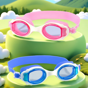Yuya summer new children's swimming goggles boys and girls HD waterproof baby swimming glasses practice swimming equipment