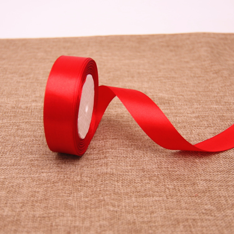 Cintas rojas de seda, cinta de cinta roja, cinta de boda, cinta de cinta