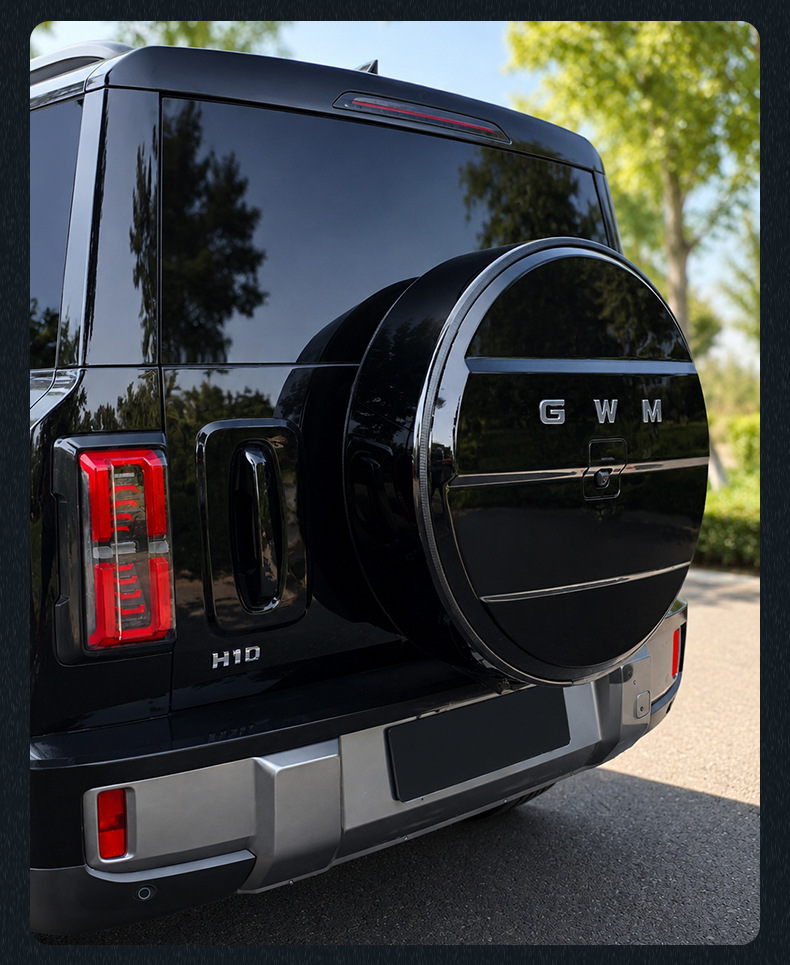 Great Wall Haval H10 spare tire cover rear tailgate spare tire protective shell off-road modification dustproof and scratch-resistant decorative accessories