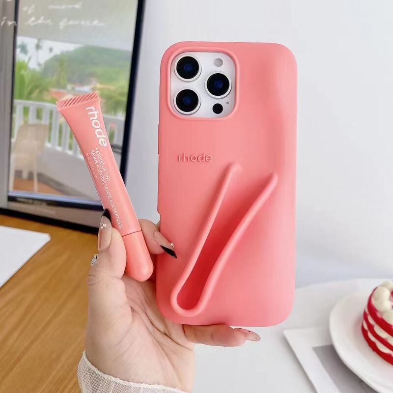 ヘイリーと同じリップグレーズ携帯電話ケースセットは、サムスン S24 落下防止携帯電話保護ケース保護カバーに適しています。|undefined
