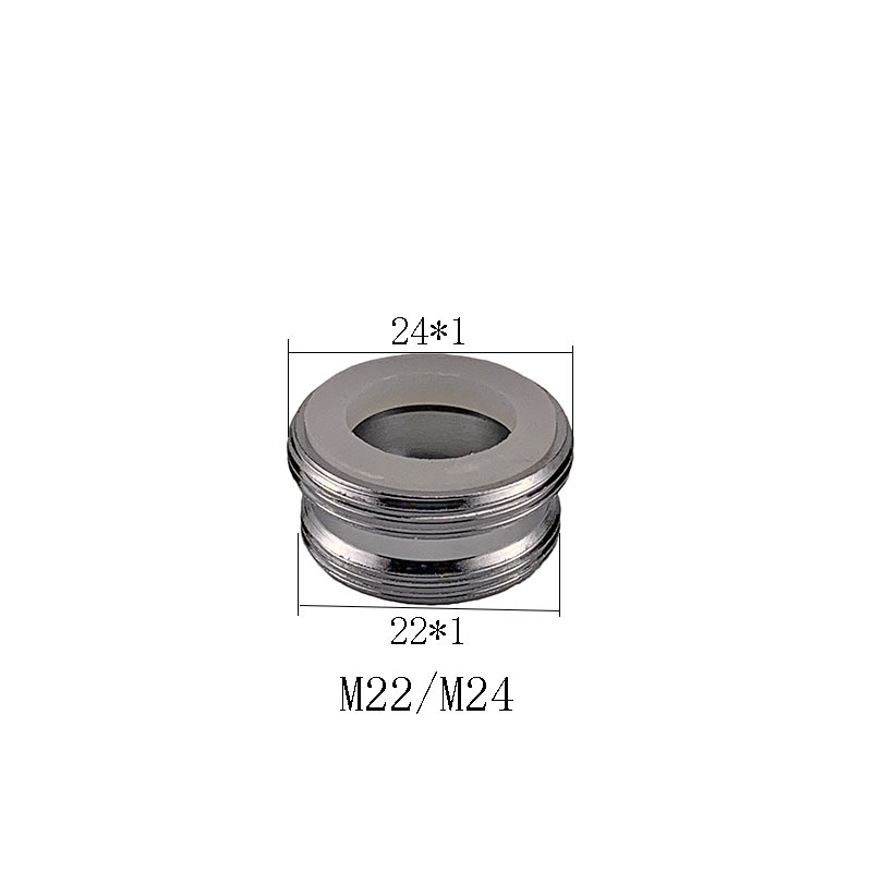 Adaptador purificador de agua de grifo Boquilla DE AGUA Bubbler 22 boquilla fina 4 puntos cabezal de ducha de dientes gruesos Alambre de alineación reductora 24 cobre