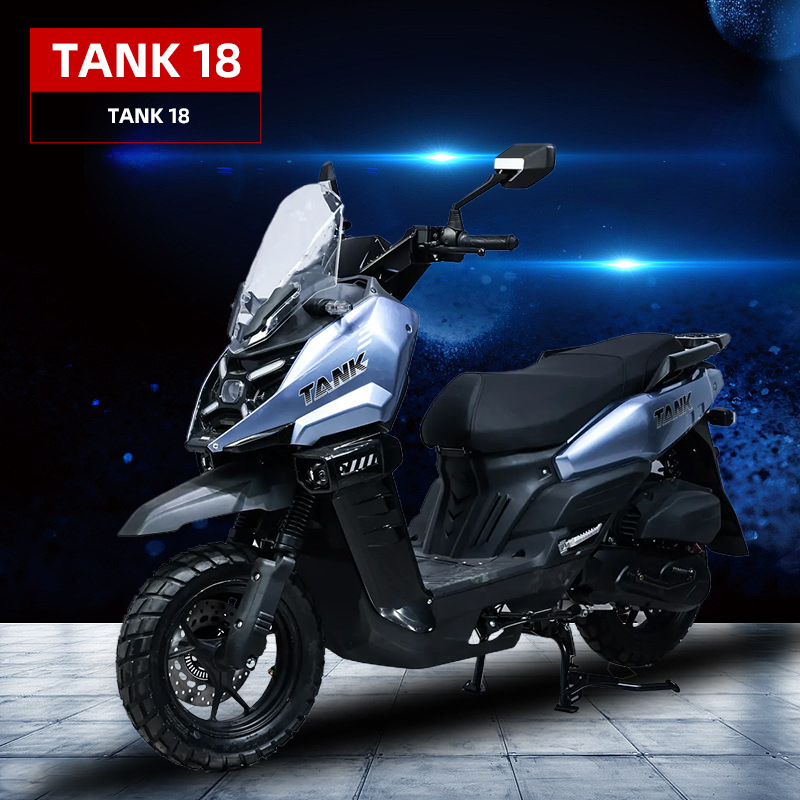 TANK18成人高速燃油摩托车跑外卖长跑王大功率家用代步两轮摩托车