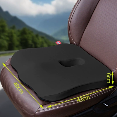 co-pilot butt cushion, Seat cushion, seat cover - black-upgraded-version