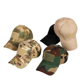 源厂双层户外迷彩棒球帽男女战术帽子魔术贴鸭舌帽军风