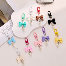 新款蝴蝶结糖果色吊坠手机饰品耳机包挂件配饰箱包服饰学生礼物