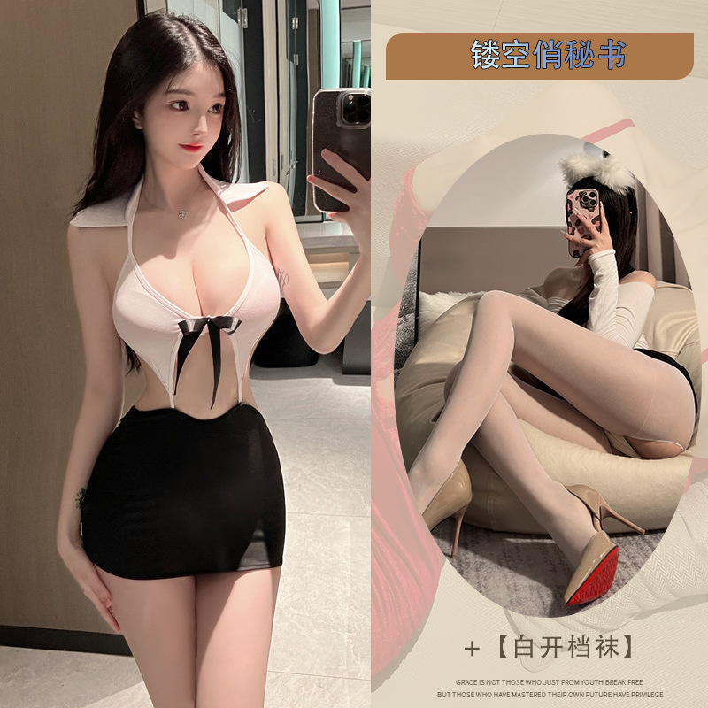 흰색 + 흰색 오픈 양말