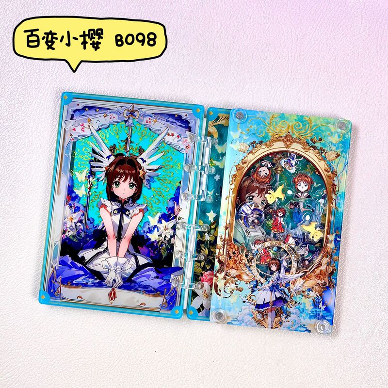 日本の漫画 A7 ルーズリーフノートブックかわいいガーリーハート高価値アニメ学生アクリル|undefined