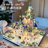 Конструктор замок принцессы Disney, интеллектуальный высокого уровня сложности, подарок на день рождения