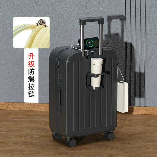 Gray upgrade model [Double -layer explosion -proof zipper]