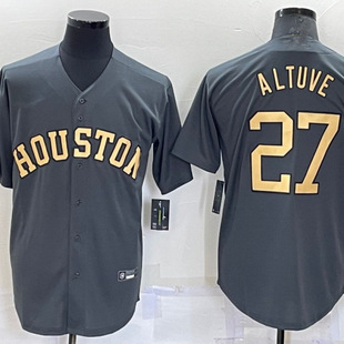 NEW 2022 All-Star Baseball Suit Astros 27#ALTUVE Elite Edition Fan Embroidered Baseball Jersey