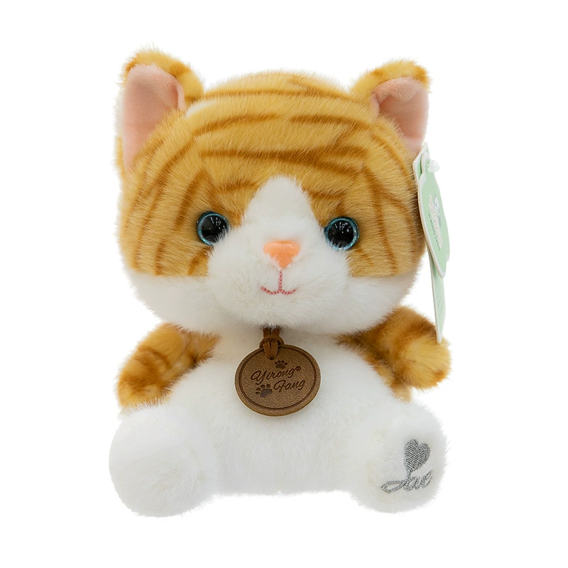 Мультяшная плюшивая игрушка, кукла, кот, антистресс, подарок на день рождения