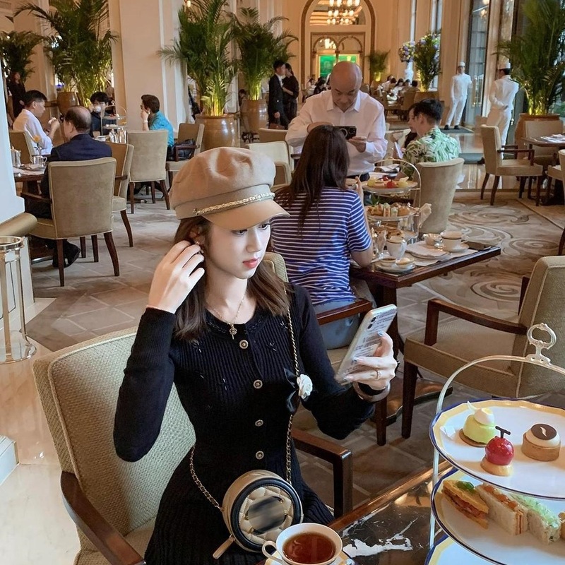 大码胖MM秋冬小香风长袖针织连衣裙女法式辣妹修身显瘦百褶短裙子|undefined