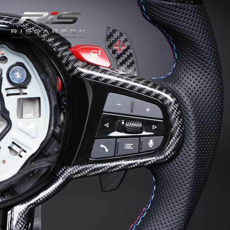 Suitable for Bmw Cs Forged Carbon Fiber Steering Wheel with m Sports Steering Wheel G20G30G05G01G22G11G02G06