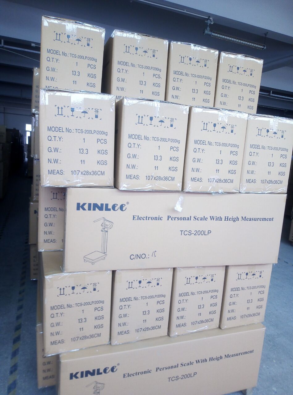 Jinli 200LP Electronic Height and Weight Scale Body Composition Analyzer All-in-One Human Scale with BMI Measurement