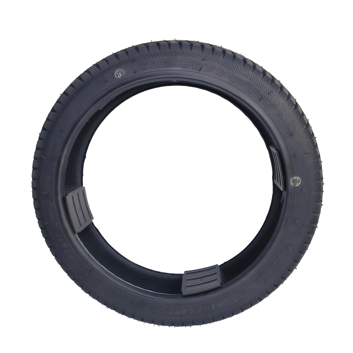 16x2.50 vacuum tire for electric vehicles, thickened, anti-slip, wear-resistant 16*2.50 anti-slip outer tire for electric vehicles