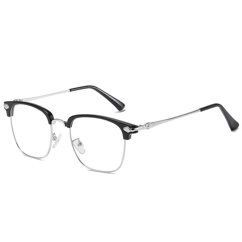 Black silver frame