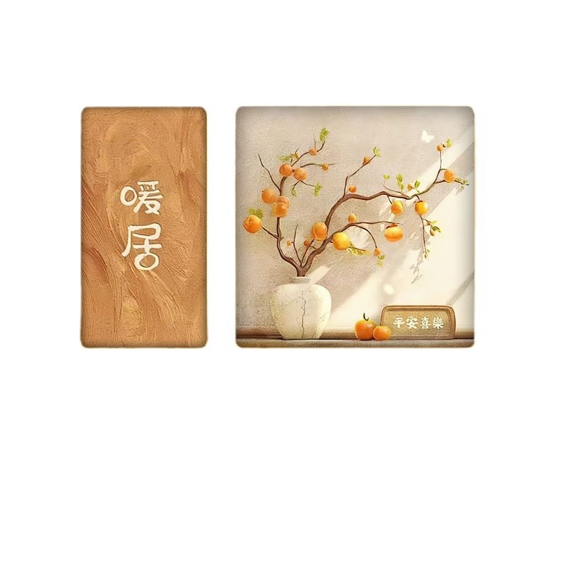 BC-001 따뜻한 집 레스토랑 장식 그림 로그 바람 감 루이 다이닝 룸 테이블 배경 벽 장식 그림