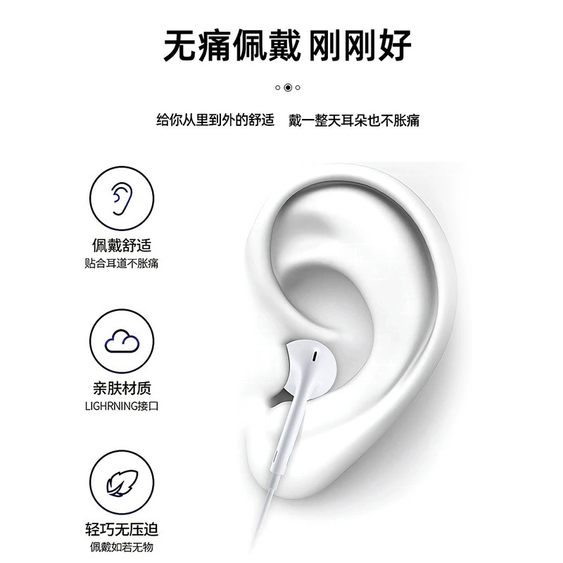 Проводные наушники, совместимые с Apple iPhone15, Huawei и Honor — Type‑C, Lightning, 3,5 мм
