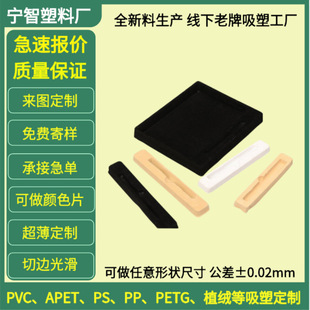 Customized Gift Box Pvc Blister Box Cultural Body Blister Tray Box Processing Blister Packaging Tray Flocking