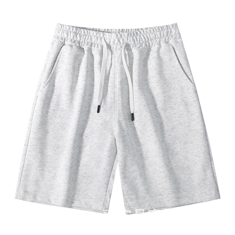 Light gray cotton shorts