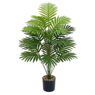 (Cross-border trading), artificial plant, palm tree in a pot for living room, leaves, home decor