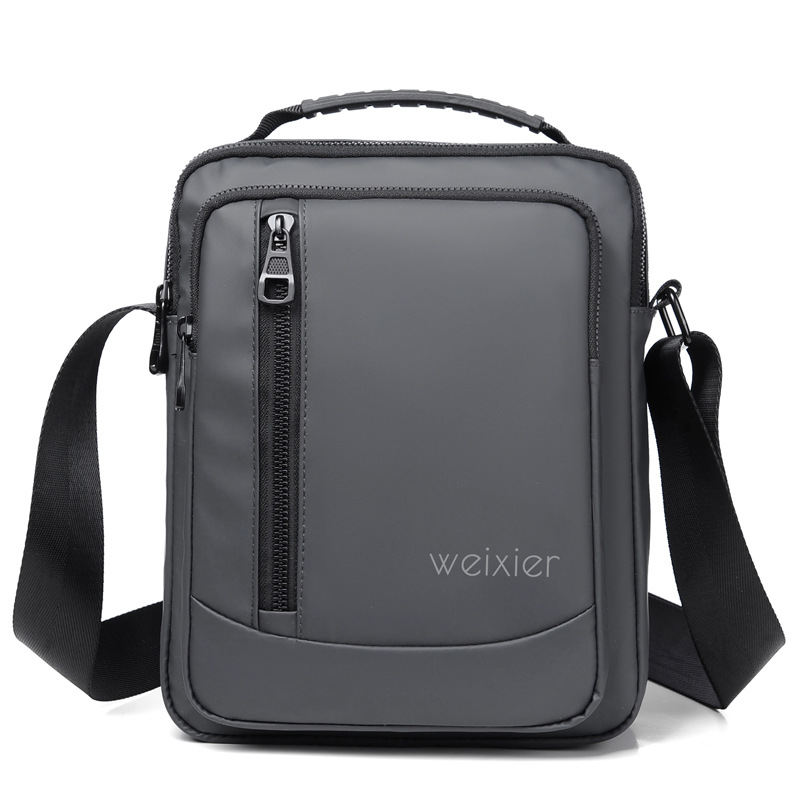 New Niche Herren-Handytasche, kompakt und minimalistisch, Outdoor-Einzelschulter-Crossbody-Tasche, spritzwassergeschützt, großes Fassungsvermögen, kleine Umhängetasche_voghion.com