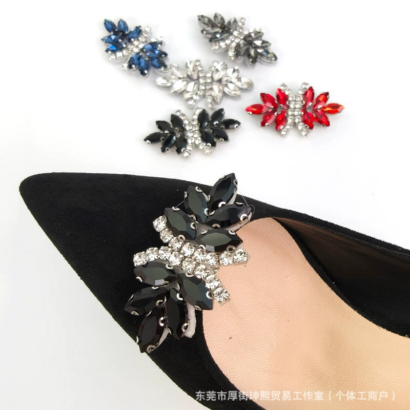 Туфли на высоком каблуке, украшения для обуви, клипсы для обуви, женские аксессуары для самостоятельного изготовления из хрустальных страз, заколки-корсажи, декор для обуви, обувь, новинка 2025 года