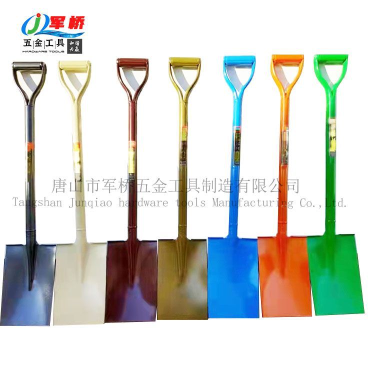 厂家批发农用挖土铁铲种菜园艺工具小钢铲锰钢一体救灾应急小铁锹