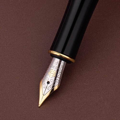Hero pen 850 iridium gold pen and ink set note paper business office gift metal ink pen can be engraved