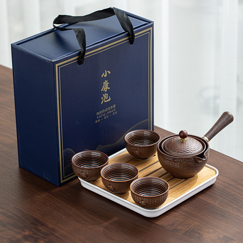 Woven imitation wood-gift box