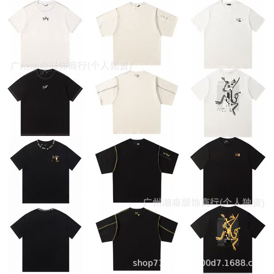 25ss Cross-border Bird Home in stock Short-sleeved Spring New Couple Round Neck Loose Sports Casual Men's and Women's T-Shirt