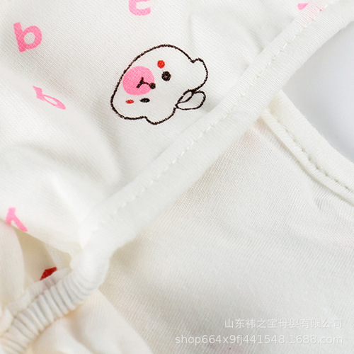 Baby diaper pants pocket waterproof newborn children's pure cotton washable anti-side leakage meson fixed belt baby training pants