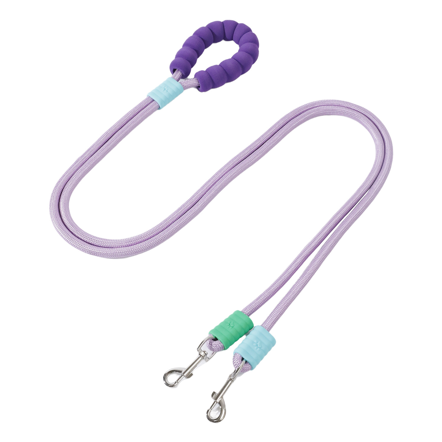 Tarjeta de elevación, dopamina, nube, mango de espuma, uno para dos, cuerda de tracción 150CM, correa para perro de nailon de imitación, cuerda para perro, cuerda P