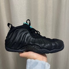 莆田FOAMPOSITE ONE黒泡球靴ハダウェイ実戦バスケットボール靴男子高助スポーツシューズ