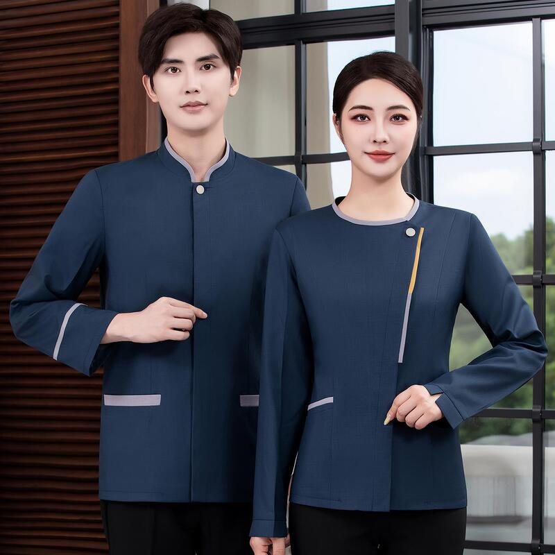 Cleaning Work Clothes Long-Sleeved Property Aunt Cleaning Work Clothes Hotel Room Floor Hospital Confinement Center Autumn and Winter Clothes